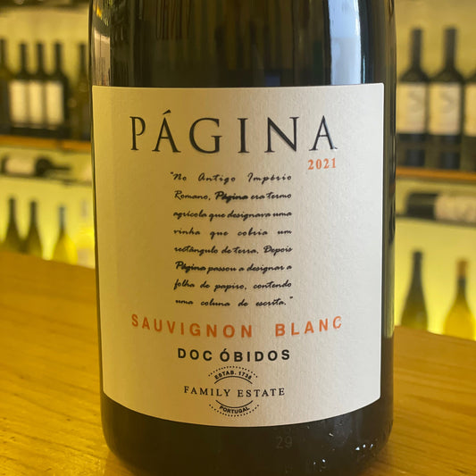 Página sauvignon blanc 2021 Lisboa
