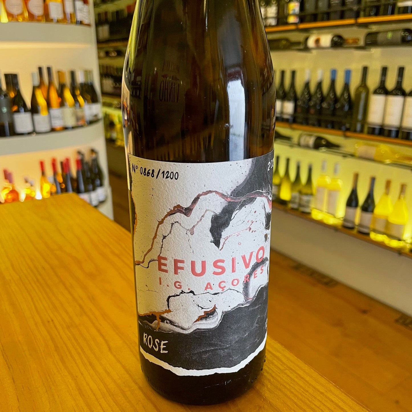 Efusivo rosé syrah e merlot 2023 Açores